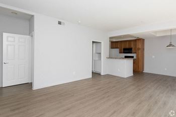 Wood Inspired Plank Flooring at 3623 Jasmine Avenue, Los Angeles, California